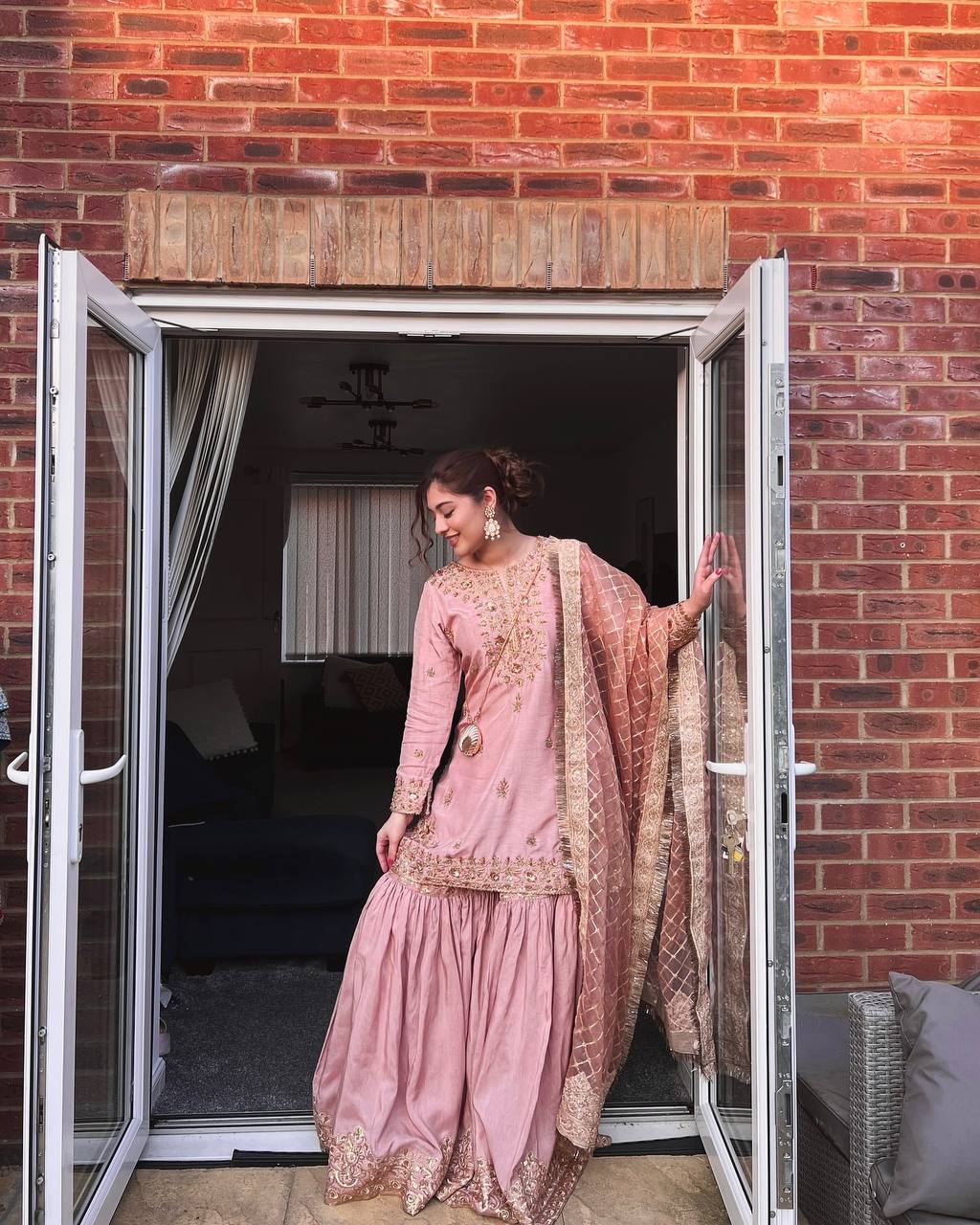 Chic Entrance A Statement in Pink