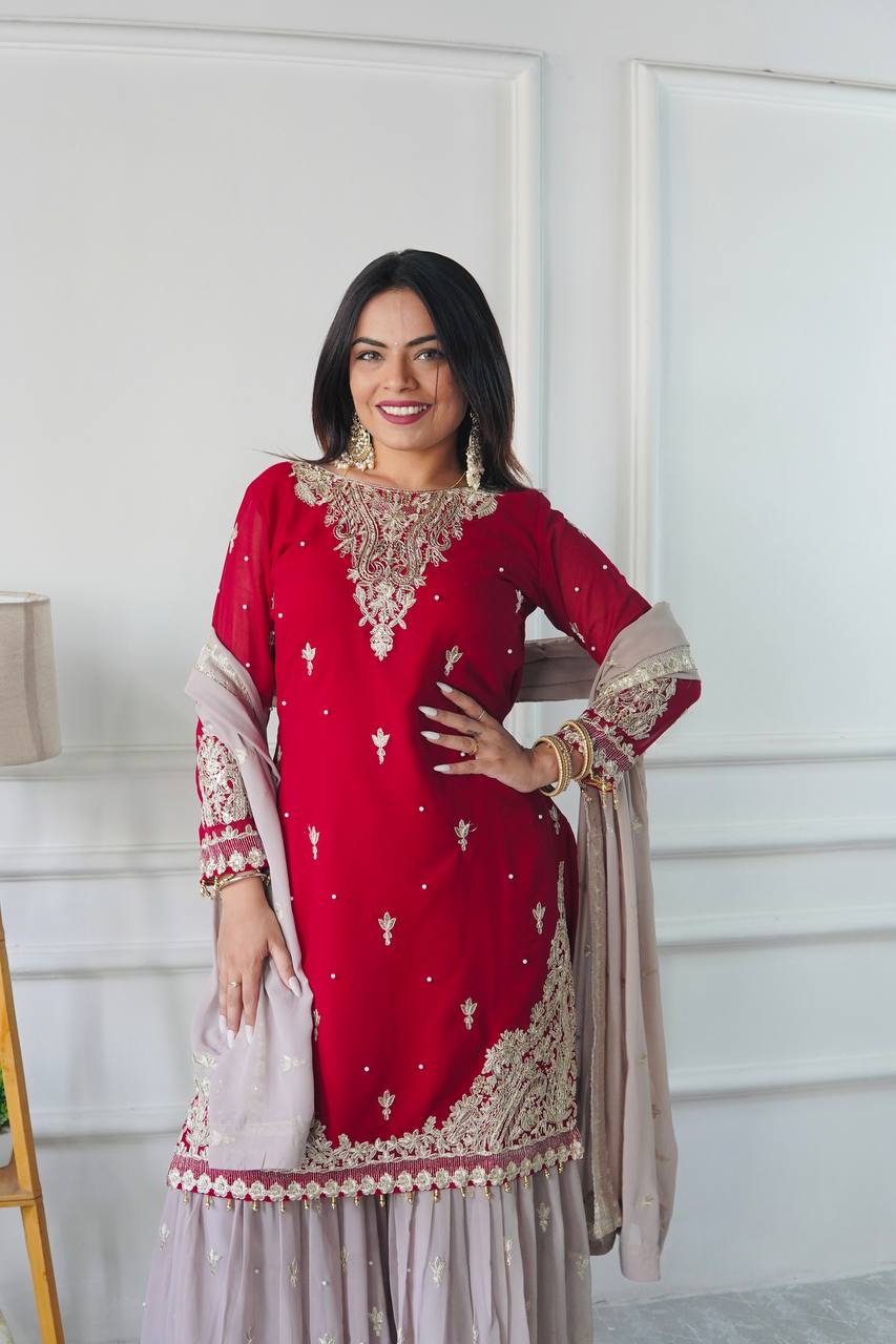 Crimson Elegance Ensemble
