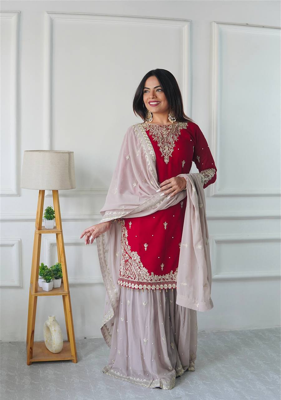 Crimson Elegance Ensemble