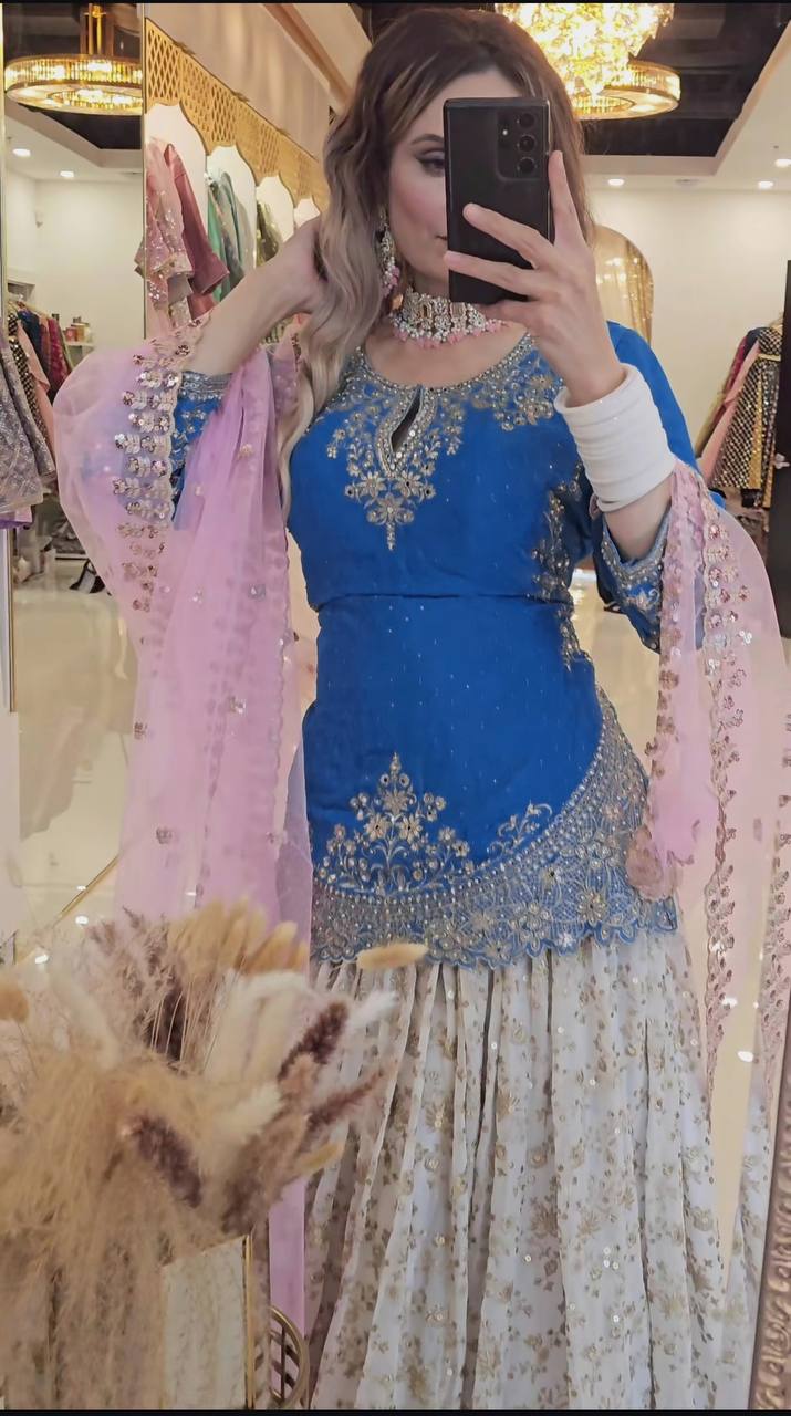A Stunning White Lehenga for Timeless Festivities