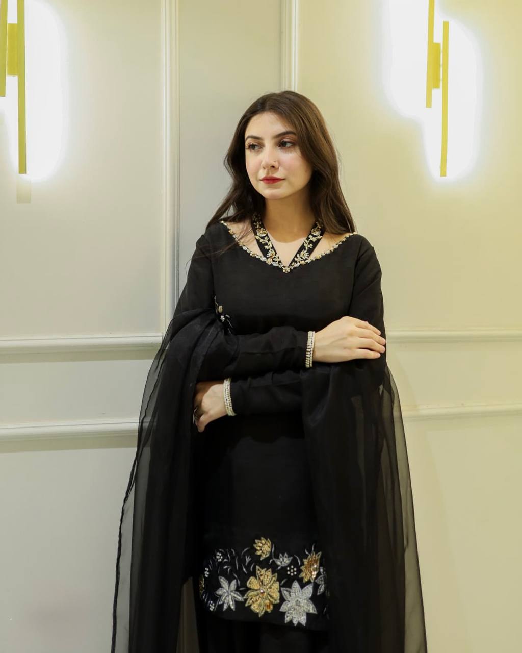 Confident Elegance in Black Suit
