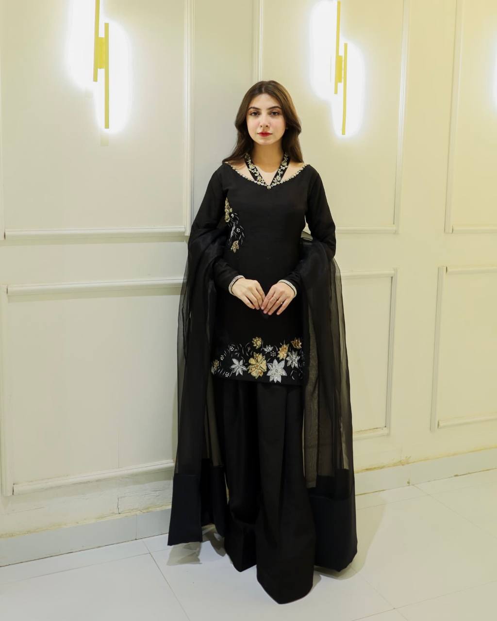 Confident Elegance in Black Suit
