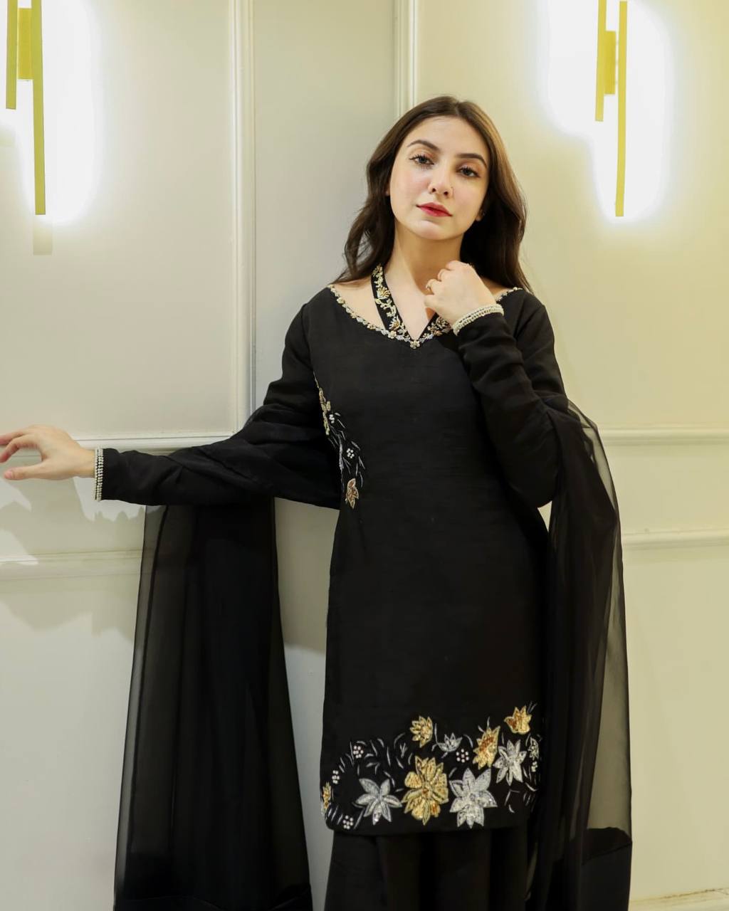 Confident Elegance in Black Suit