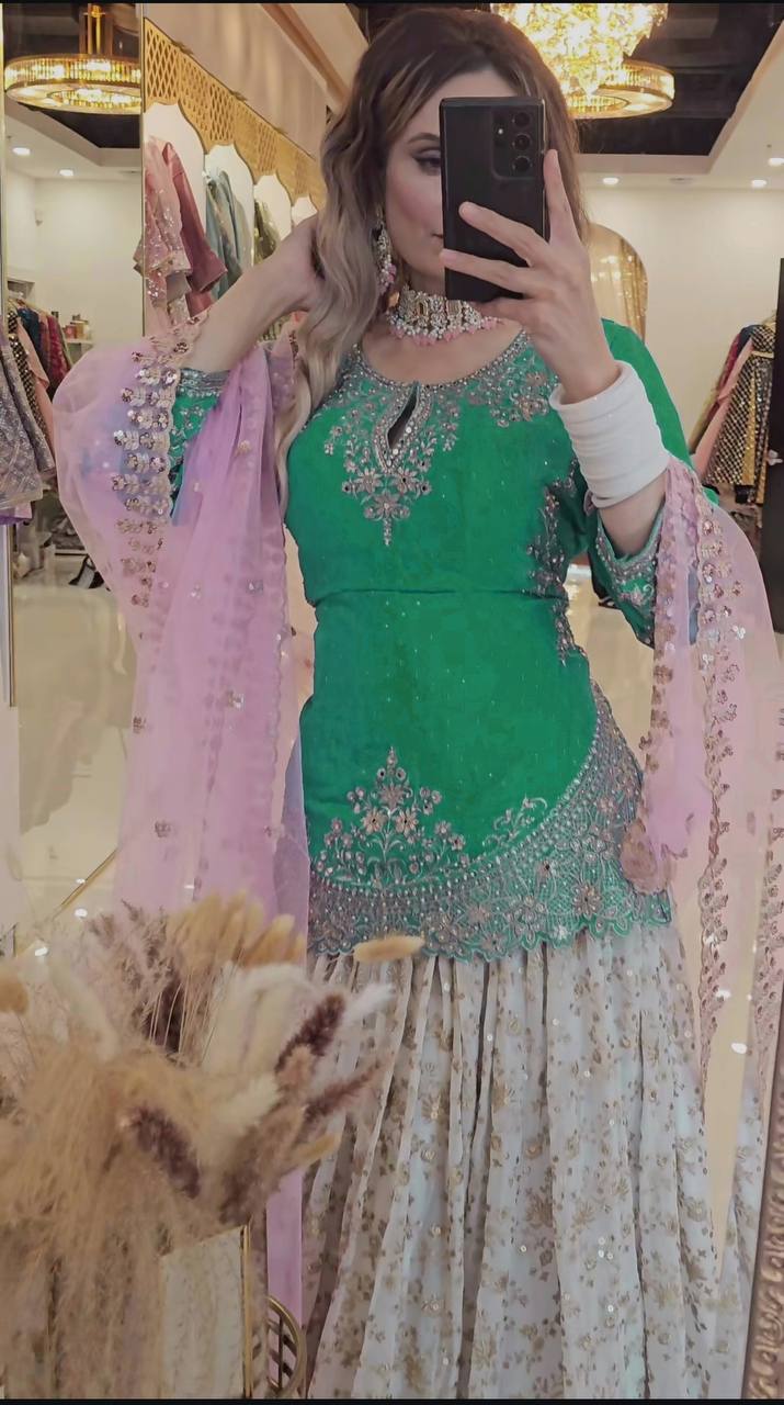 A Stunning White Lehenga for Timeless Festivities