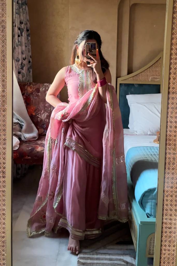 Blush Pink Elegance Ensemble