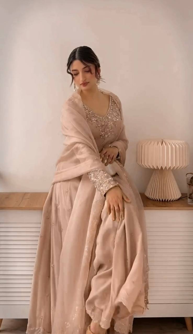 A Stylish Woman in a Green Dress