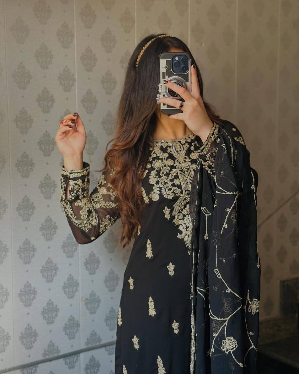 Chic Black Ethnic Wear