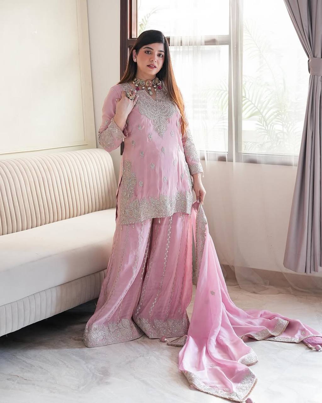 Blush Elegance Traditional Grace in Pink