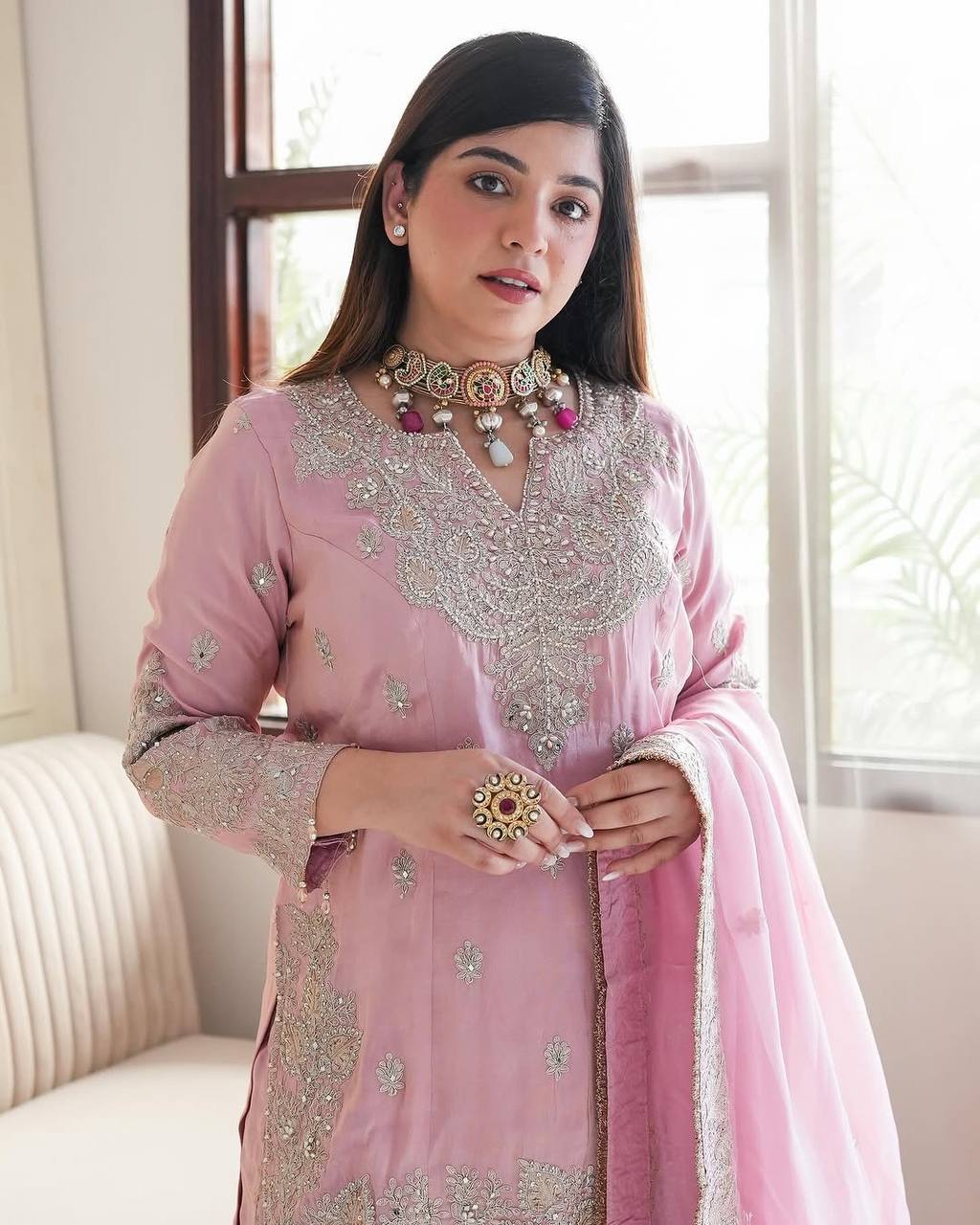 Blush Elegance Traditional Grace in Pink