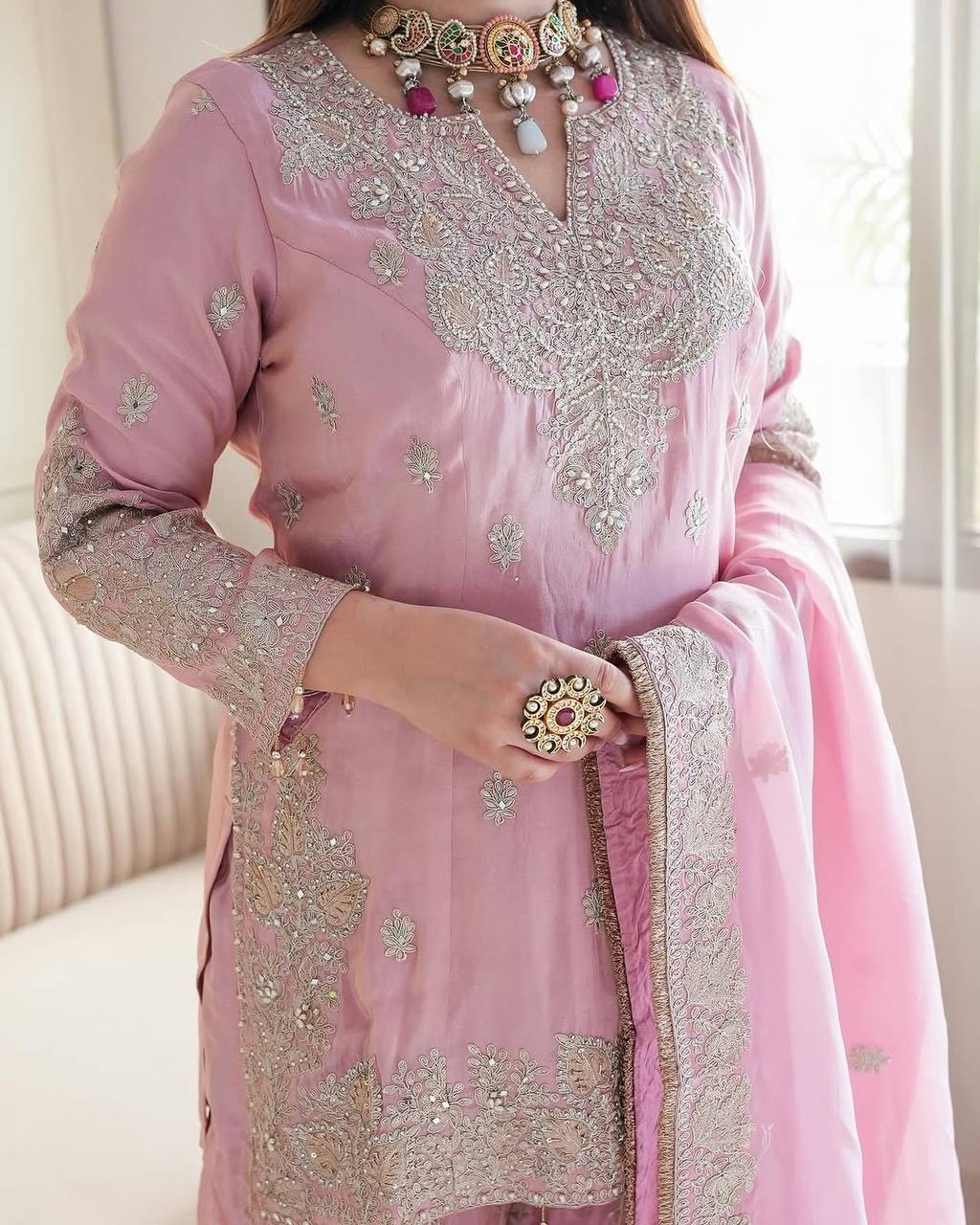 Blush Elegance Traditional Grace in Pink