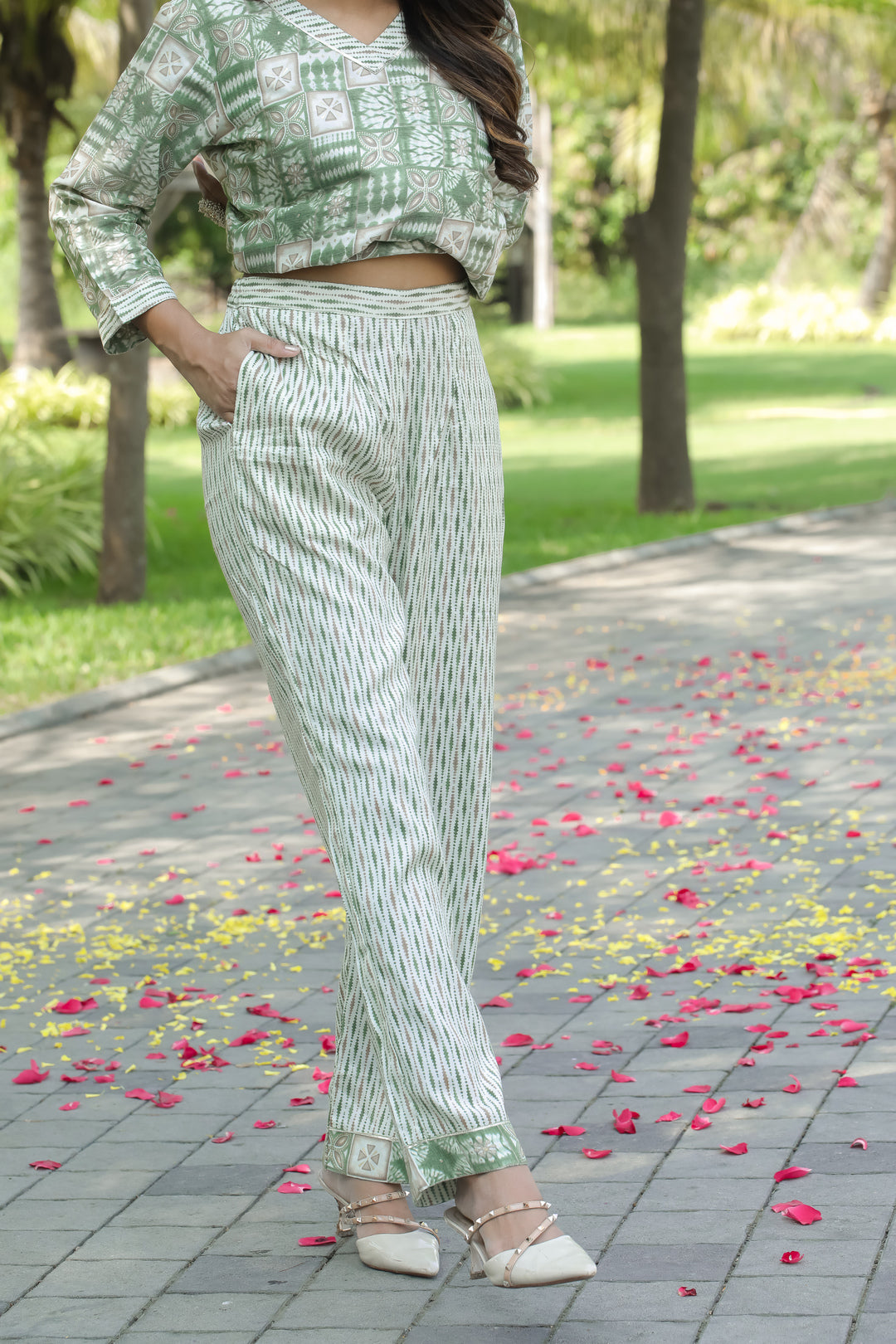 Premium Floral Capsul Printed Co-ord Set