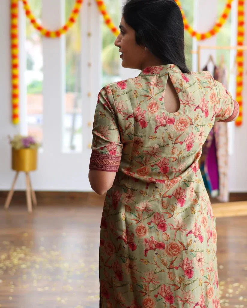 Elegant Festive Wear Kurti Set