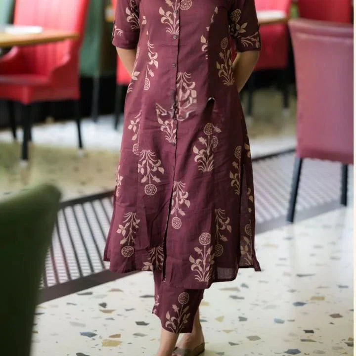 Premium Floral Printed Co-ord Set
