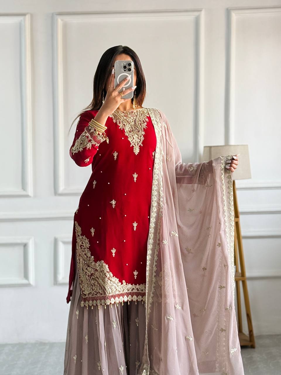 Crimson Elegance Ensemble