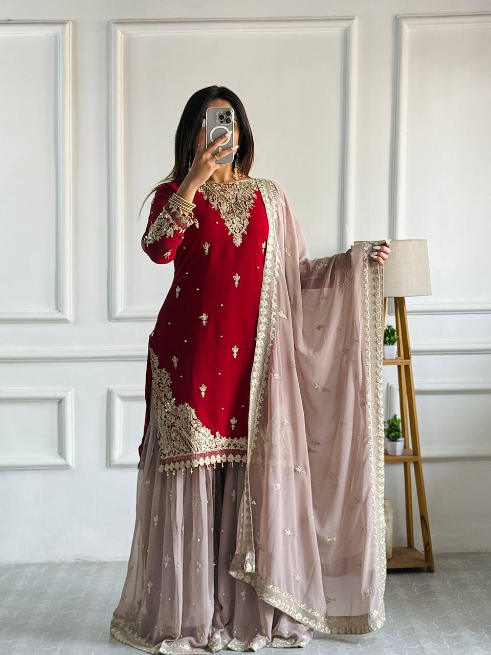 Crimson Elegance Ensemble