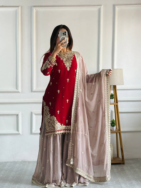 Crimson Elegance Ensemble