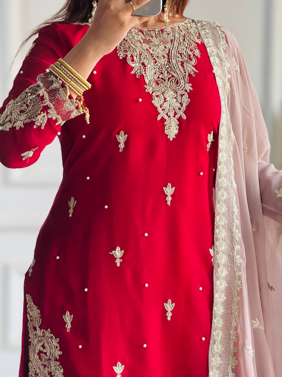 Crimson Elegance Ensemble