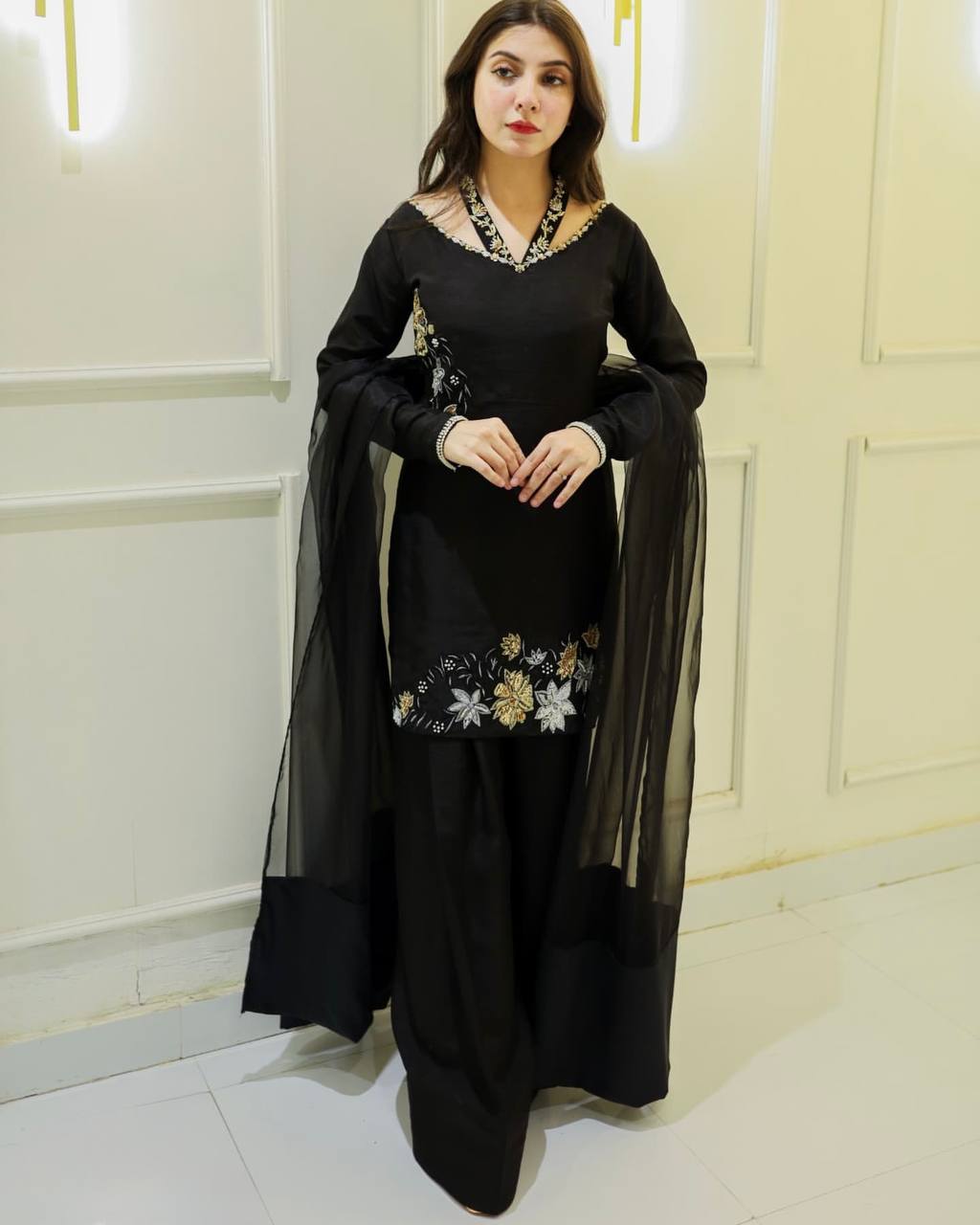Confident Elegance in Black Suit