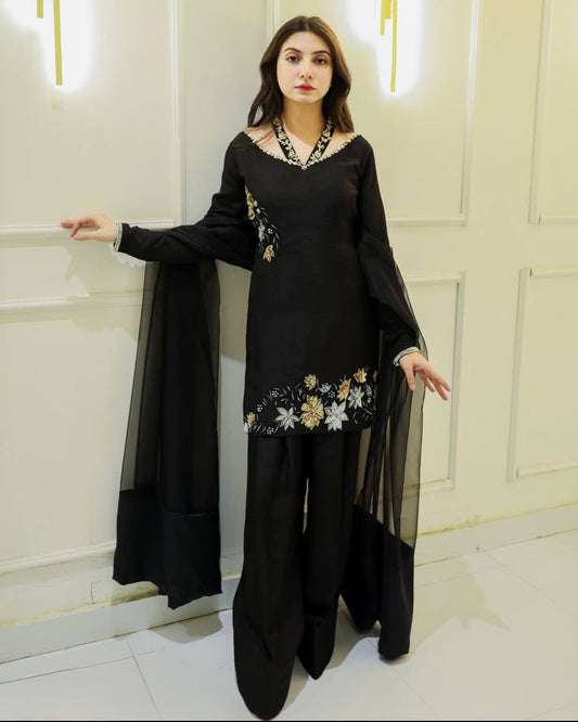 Confident Elegance in Black Suit