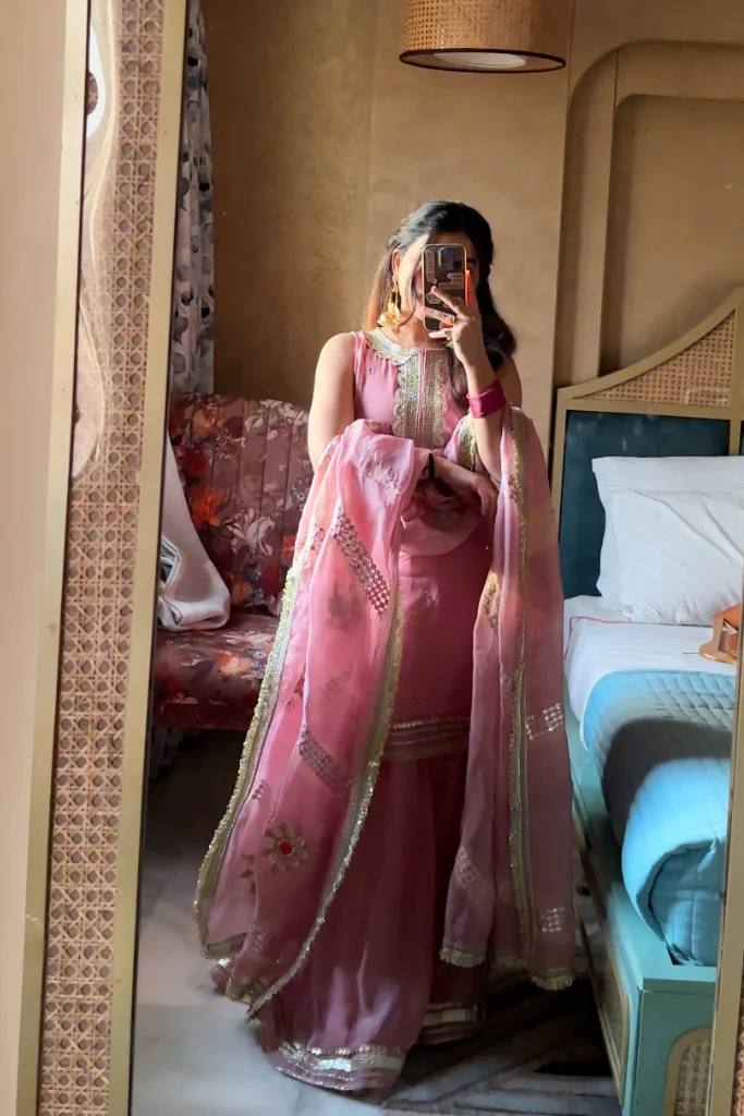 Blush Pink Elegance Ensemble