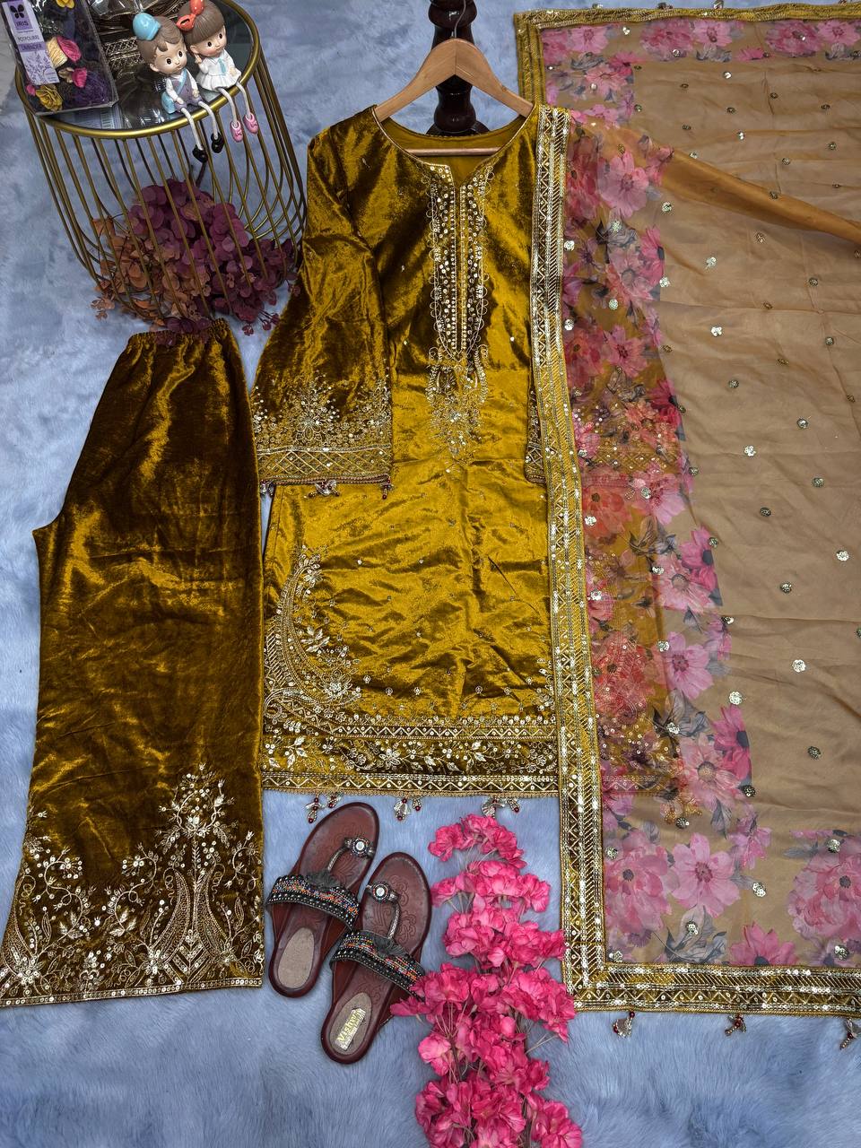 DESIGNER READYMADE TOP PLAZZO & DUPATTA COLLECTIONS
