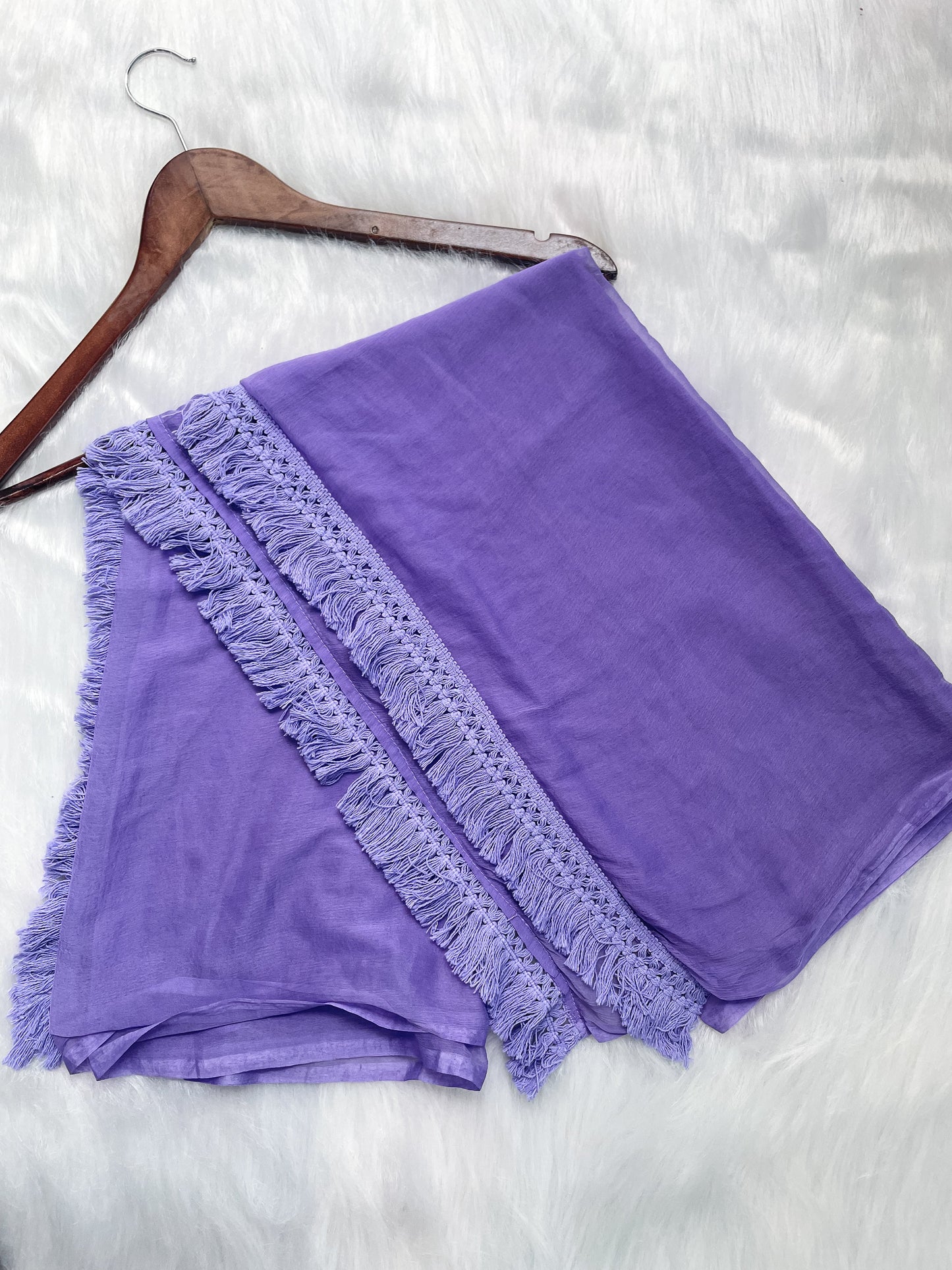 Handcrafted Dyed Lucknowi Chikankari Cotton Kurti, Palazzo & Dupatta Set