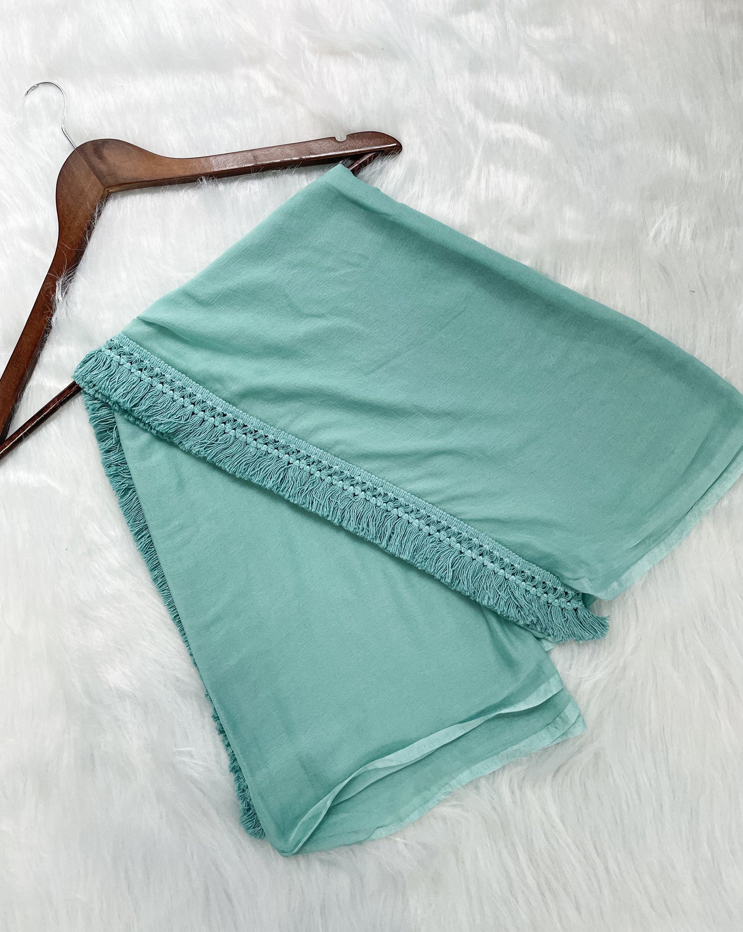 Handcrafted Dyed Lucknowi Chikankari Cotton Kurti, Palazzo & Dupatta Set