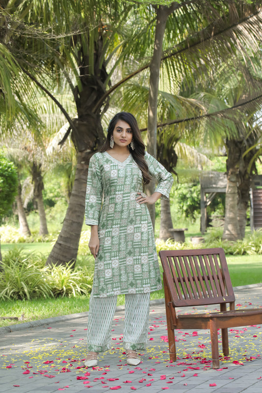 Premium Floral Capsul Printed Co-ord Set