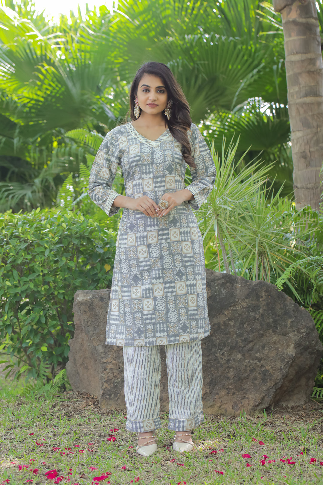 Premium Floral Capsul Printed Co-ord Set