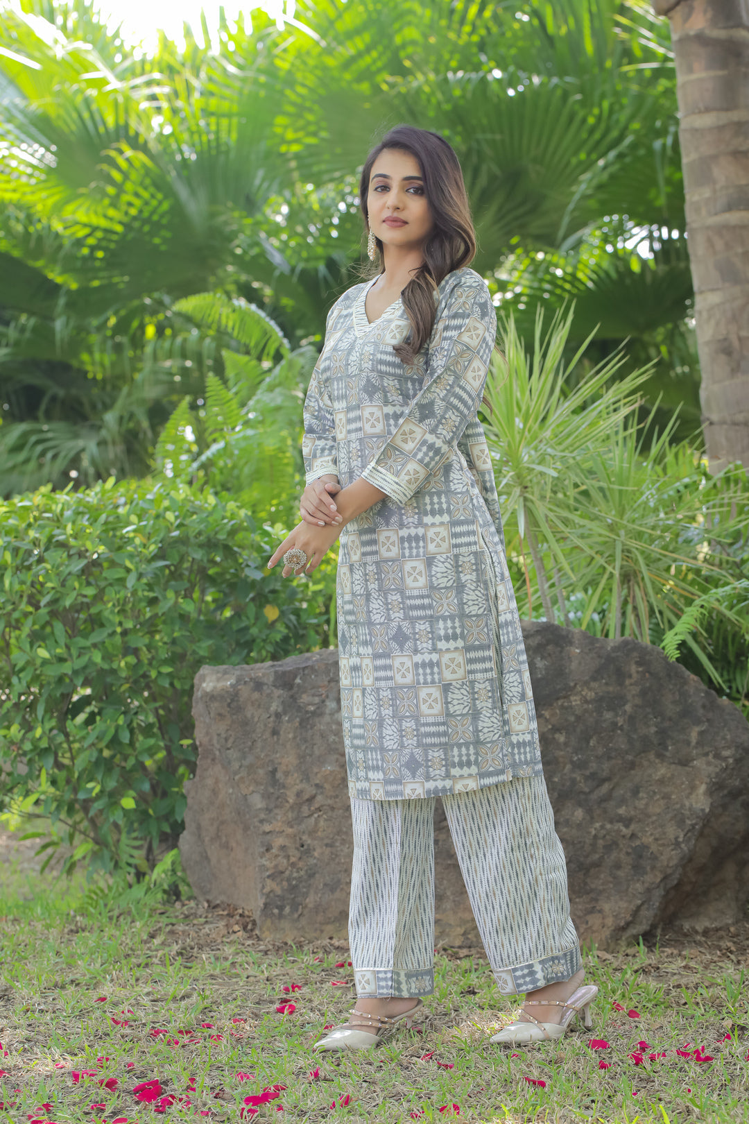 Premium Floral Capsul Printed Co-ord Set