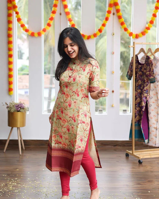 Elegant Festive Wear Kurti Set