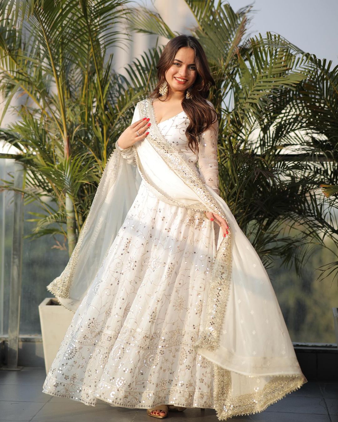 Presenting New Đěsigner Anarkali Suit In New Fancy Style
