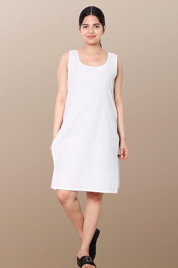 Georgette Chikankari Straight Kurti With Real Pasted Mirror Work & Matching Cotton Inner