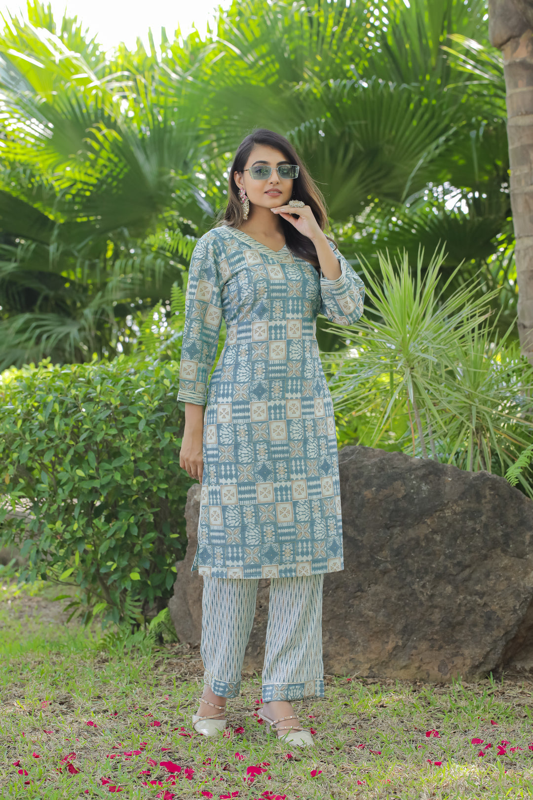 Premium Floral Capsul Printed Co-ord Set