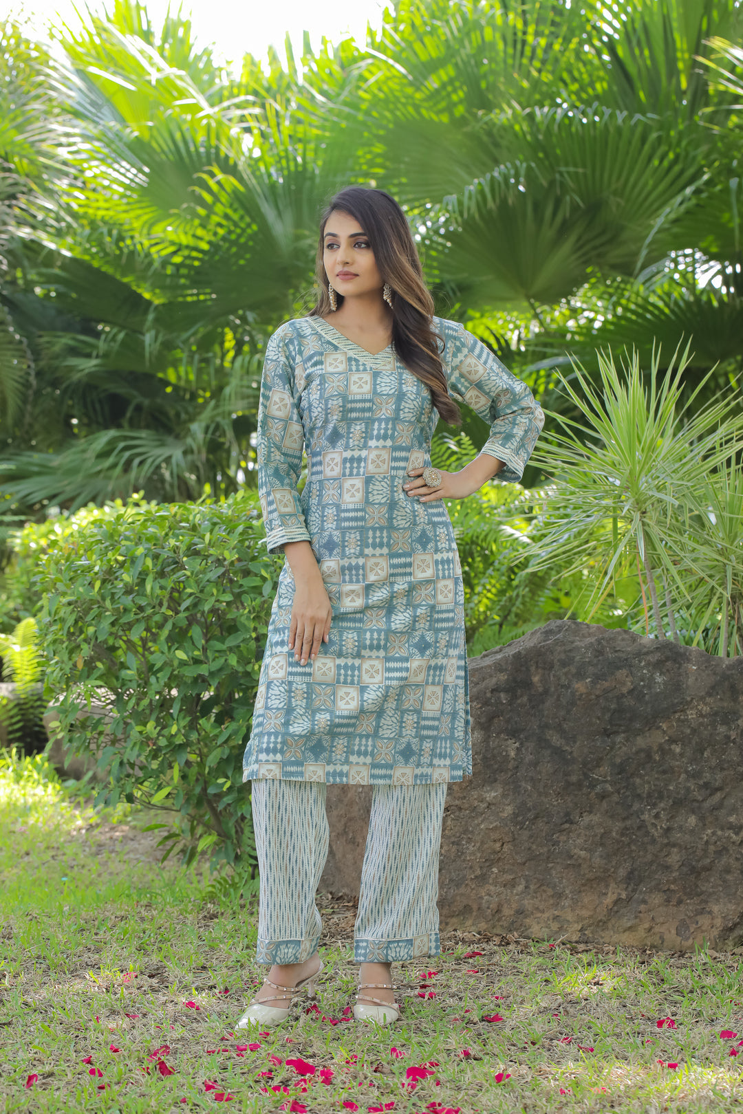 Premium Floral Capsul Printed Co-ord Set