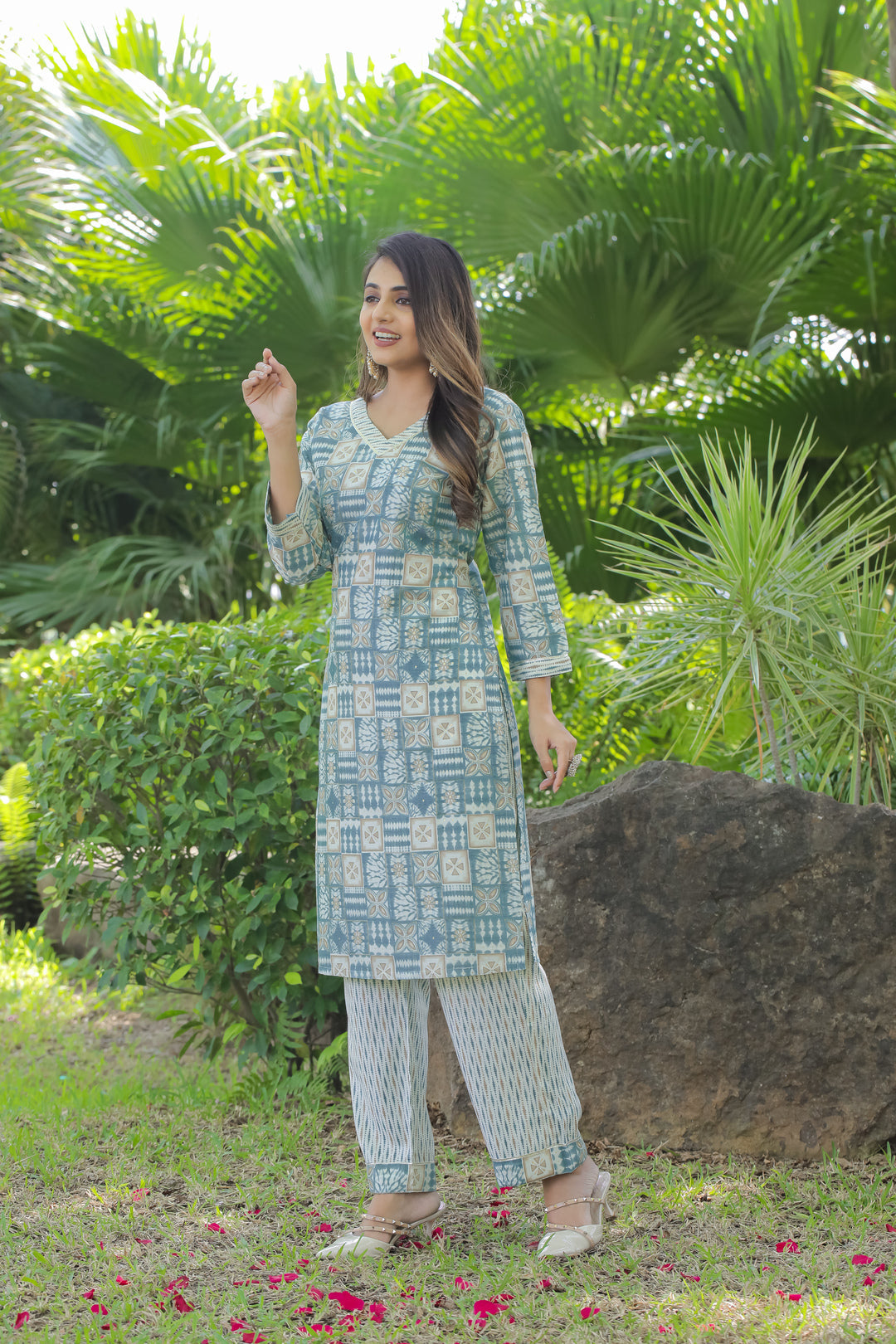 Premium Floral Capsul Printed Co-ord Set