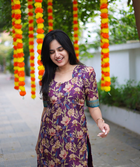 Elegant Festive Wear Kurti Set